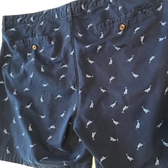 SADDLEBRED Men's Flat Front Walking Shorts Waist Size 40 - Picture 3 of 7